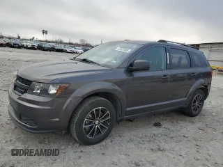 2017 Dodge Journey SE with VIN 3C4PDCAB2HT701139, listed as a Copart auction lot 43537005 with 76,530 mi miles and Salvage Title. Bid and sale history available at DreamBid. Image 1.