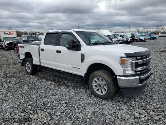 2020 Ford Super Duty F-250 SRW XL with VIN 1FT7W2BT5LED35536, listed as a Copart auction lot 51801795 with 90,389 mi miles and Salvage Title. Bid and sale history available at carsss.com. Image 4.