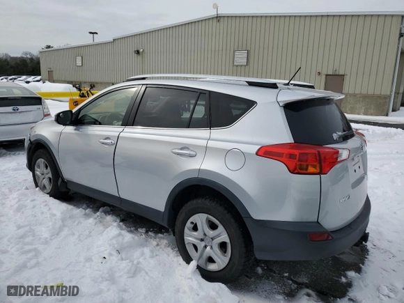 2013 Toyota RAV4 LE with VIN JTMBFREVXDD015216, listed as a Copart auction lot 44687235 with 123,963 mi miles and Salvage Title. Bid and sale history available at carsss.com. Image 2.