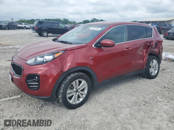 2018 Kia Sportage LX z VIN KNDPMCACXJ7436215, wystawiony jako Copart lot #57207445 z przebiegiem 87 618 mil mil oraz Szkoda całkowita • Salvage title. Historia ofert i sprzedaży dostępna na DreamBid. Obrazek 1.
