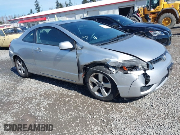 2006 Honda Civic EX with VIN 2HGFG12896H533050, listed as a IAAI auction lot 41877761 with 129,621 mi miles and . Bid and sale history available at DreamBid. Image 1.
