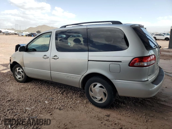 2002 Toyota Sienna LE with VIN 4T3ZF13C82U435512, listed as a Copart auction lot 77122864 with 14,255 mi miles and Clean Title. Bid and sale history available at carsss.com. Image 2.