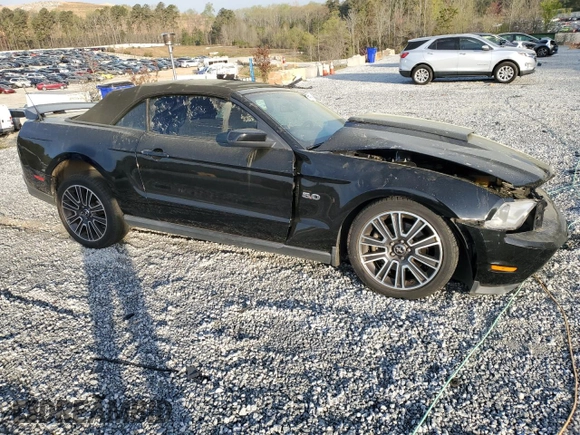 2011 Ford Mustang GT with VIN 1ZVBP8FF0B5110113, listed as a Copart auction lot 51071685 with 110,369 mi miles and Salvage Title. Bid and sale history available at DreamBid. Image 4.