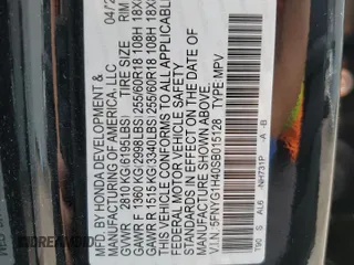 2025 Honda Pilot EX-L z VIN 5FNYG1H40SB015128, wystawiony jako Copart lot #48028125 z przebiegiem Nie podano mil oraz Szkoda całkowita • Salvage title. Historia ofert i sprzedaży dostępna na DreamBid. Obrazek 15.