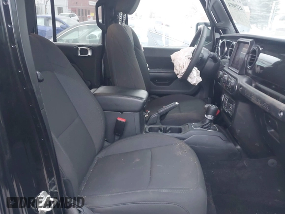 2023 Jeep Wrangler Sport S with VIN 1C4HJXDG8PW653828, listed as a IAAI auction lot 41239974 with 16,076 mi miles and . Bid and sale history available at DreamBid. Image 5.