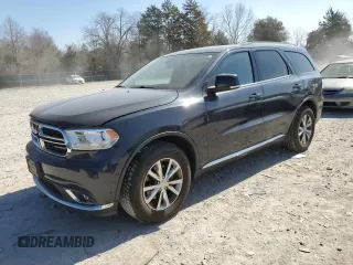 2016 Dodge Durango Limited with VIN 1C4RDHDG8GC308544, listed as a Copart auction lot 48218835 with 55,088 mi miles and Salvage title. Bid and sale history available at DreamBid. Image 1.