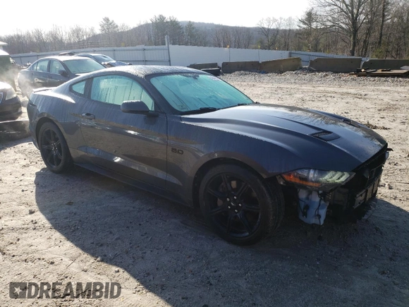 2020 Ford Mustang GT with VIN 1FA6P8CF5L5160571, listed as a Copart auction lot 49490595 with 73,863 mi miles and Salvage Title. Bid and sale history available at DreamBid. Image 4.