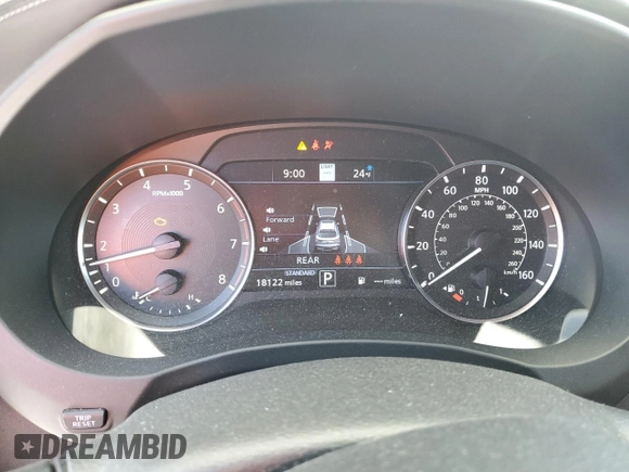 2022 Infiniti QX55 Sensory with VIN 3PCAJ5L35NF100575, listed as a Copart auction lot 88796385 with 18,122 mi miles and Clean title. Bid and sale history available at DreamBid. Image 9.
