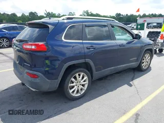 2015 Jeep Cherokee Limited with VIN 1C4PJLDS0FW602525, listed as a IAAI auction lot 42114915 with 194,530 mi miles and . Bid and sale history available at DreamBid. Image 4.