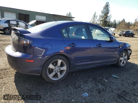 2005 Mazda 3 s with VIN JM1BK323X51302988, listed as a Copart auction lot 48337175 with 257,647 mi miles and Salvage Title. Bid and sale history available at carsss.com. Image 3.