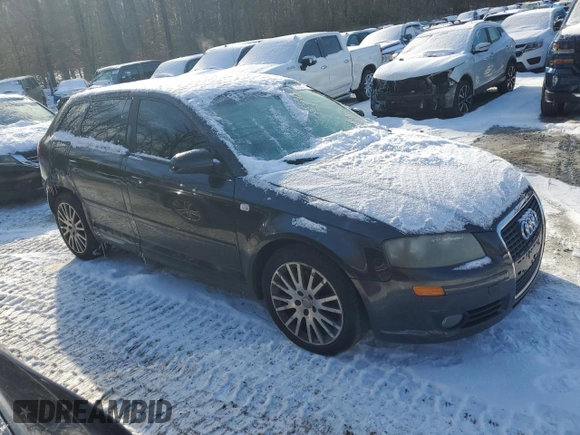 2008 Audi A3 z VIN WAUNE78P38A179896, wystawiony jako Copart lot #88342215 z przebiegiem 167 081 mil mil oraz Szkoda całkowita • Salvage title. Historia ofert i sprzedaży dostępna na DreamBid. Obrazek 4.