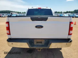 2022 Ford F-150 XL with VIN 1FTMF1CB8NKE12827, listed as a Copart auction lot 57068575 with 83,742 mi miles and Salvage title. Bid and sale history available at DreamBid. Image 6.
