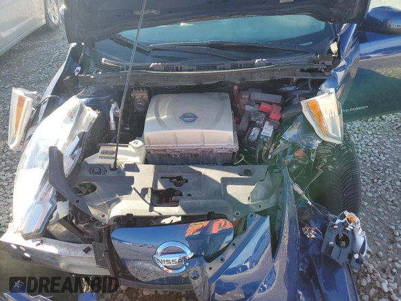 2016 Nissan LEAF S with VIN 1N4AZ0CP4GC302411, listed as a Copart auction lot 74170123 with 58,035 mi miles and . Bid and sale history available at DreamBid. Image 11.
