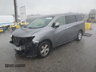 2016 Nissan Quest SV z VIN JN8AE2KP5G9150322, wystawiony jako Copart lot #59995275 z przebiegiem 150 121 mil mil oraz Szkoda całkowita • Salvage title. Historia ofert i sprzedaży dostępna na DreamBid. Obrazek 1.