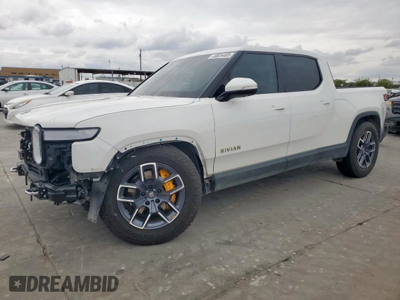 2022 Rivian R1T Adventure z VIN 7FCTGAAA8NN013508, wystawiony jako Copart lot #50834485 z przebiegiem Nie podano mil oraz Szkody całkowita. Historia ofert i sprzedaży dostępna na DreamBid. Obrazek 1.