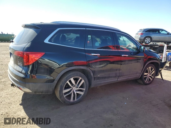 2016 Honda Pilot Elite with VIN 5FNYF6H05GB023861, listed as a Copart auction lot 47488165 with 95,632 mi miles and Salvage Title. Bid and sale history available at carsss.com. Image 3.