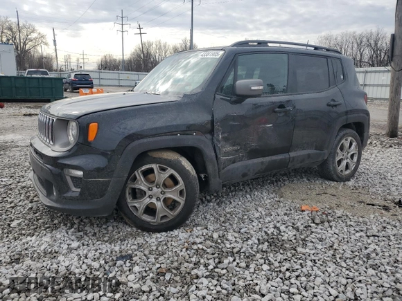2020 Jeep Renegade Limited with VIN ZACNJAD13LPL74481, listed as a Copart auction lot 43381905 with 73,114 mi miles and Salvage title. Bid and sale history available at DreamBid. Image 1.