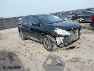 2017 Nissan Murano SV with VIN 5N1AZ2MG2HN202961, listed as a IAAI auction lot 41575946 with 141,004 mi miles. Bid and sale history available at carsss.com. Image 1.