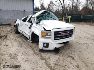 2014 GMC Sierra 1500 SLE with VIN 1GTV2UEH6EZ197927, listed as a Copart auction lot 84032734 with 0 mi miles and Salvage Title. Bid and sale history available at carsss.com. Image 10.