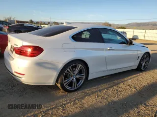 2017 BMW 4 Series 430i with VIN WBA4R7C5XHK895968, listed as a Copart auction lot 44191095 with 77,713 mi miles and Salvage Title. Bid and sale history available at DreamBid. Image 3.