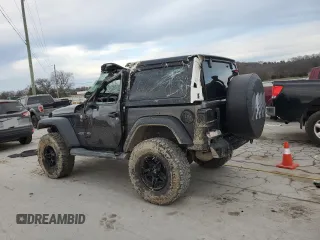 2018 Jeep Wrangler Sport with VIN 1C4GJXAG6JW320082, listed as a Copart auction lot 46757405 with 78,256 mi miles and Salvage Title. Bid and sale history available at carsss.com. Image 2.