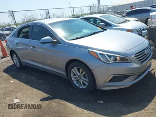 2016 Hyundai Sonata 2.4L SE with VIN 5NPE24AF9GH325351, listed as a IAAI auction lot 42074939 with 160,663 mi miles. Bid and sale history available at carsss.com. Image 1.