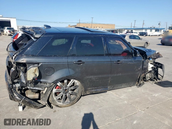 2020 Land Rover Range Rover Sport HST with VIN SALWS2RU0LA885538, listed as a Copart auction lot 48674555 with Not provided miles and Salvage title. Bid and sale history available at DreamBid. Image 3.