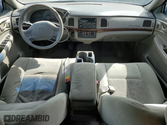 2005 Chevrolet Impala z VIN 2G1WF52E159284369, wystawiony jako Copart lot #55082365 z przebiegiem 193 669 mil mil oraz Nie do naprawy • Non repairable. Historia ofert i sprzedaży dostępna na DreamBid. Obrazek 8.