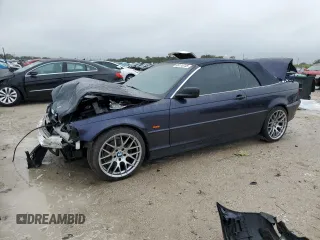 2001 BMW 3 Series 325Ci with VIN WBABS33441JY51892, listed as a Copart auction lot 89110735 with 142,771 mi miles and Salvage Title. Bid and sale history available at carsss.com. Image 1.