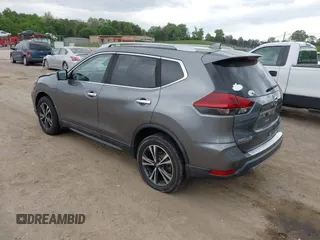 2019 Nissan Rogue SL with VIN 5N1AT2MVXKC842256, listed as a IAAI auction lot 42075237 with 100,377 mi miles and . Bid and sale history available at carsss.com. Image 3.