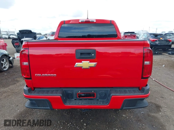 2018 Chevrolet Colorado 2WD Work Truck z VIN 1GCGSBEA1J1256990, wystawiony jako IAAI lot #41654571 z przebiegiem 92 507 mil mil oraz . Historia ofert i sprzedaży dostępna na DreamBid. Obrazek 17.