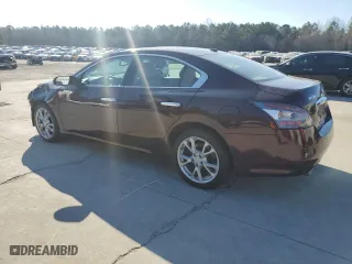 2014 Nissan Maxima 3.5 SV with VIN 1N4AA5AP4EC906061, listed as a Copart auction lot 46363955 with 165,920 mi miles and Salvage Title. Bid and sale history available at carsss.com. Image 2.