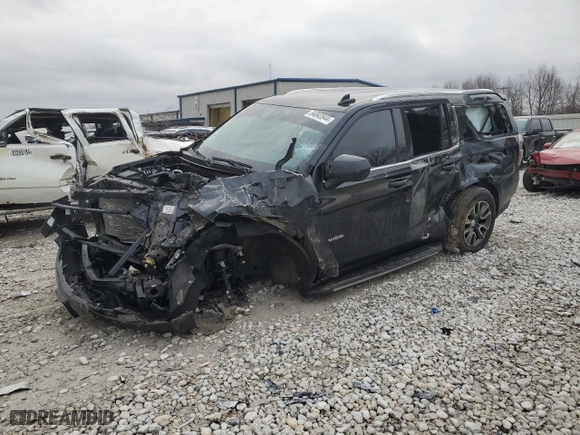 2021 Chevrolet Tahoe LS with VIN 1GNSKMKD8MR191699, listed as a Copart auction lot 84043944 with 0 mi miles and Salvage Title. Bid and sale history available at carsss.com. Image 1.