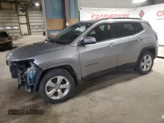 2018 Jeep Compass Latitude with VIN 3C4NJCBB1JT502488, listed as a Copart auction lot 47291175 with 73,190 mi miles and Salvage Title. Bid and sale history available at carsss.com. Image 1.