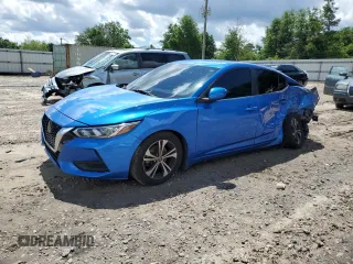 2021 Nissan Sentra SV z VIN 3N1AB8CV4MY226206, wystawiony jako Copart lot #56290855 z przebiegiem 173 095 mil mil oraz Nie do naprawy • Non repairable. Historia ofert i sprzedaży dostępna na DreamBid. Obrazek 1.