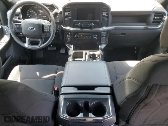 2023 Ford F-150 with VIN 1FTFW1P83PKE89261, listed as a Copart auction lot 56625325 with 9,079 mi miles and Salvage title. Bid and sale history available at DreamBid. Image 8.