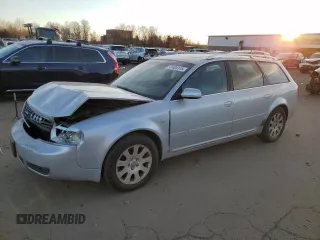2002 Audi A6 with VIN WAUVT64B82N033732, listed as a Copart auction lot 41404115 with 44,531 mi miles and Salvage Title. Bid and sale history available at carsss.com. Image 1.