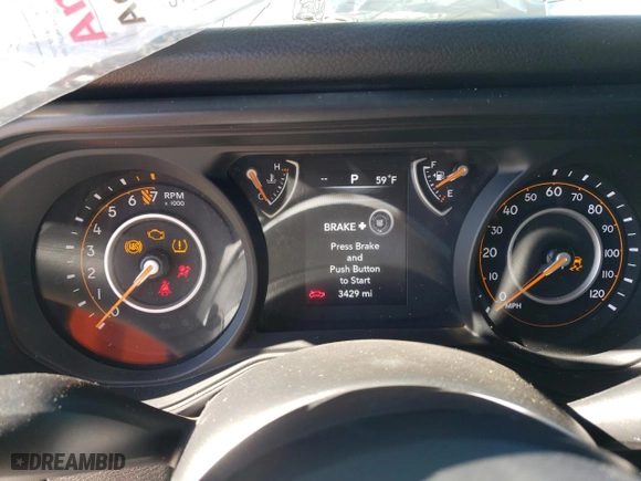 2024 Jeep Gladiator Sport with VIN 1C6HJTAG3RL132945, listed as a Copart auction lot 84170754 with 3,429 mi miles and Salvage Title. Bid and sale history available at carsss.com. Image 9.