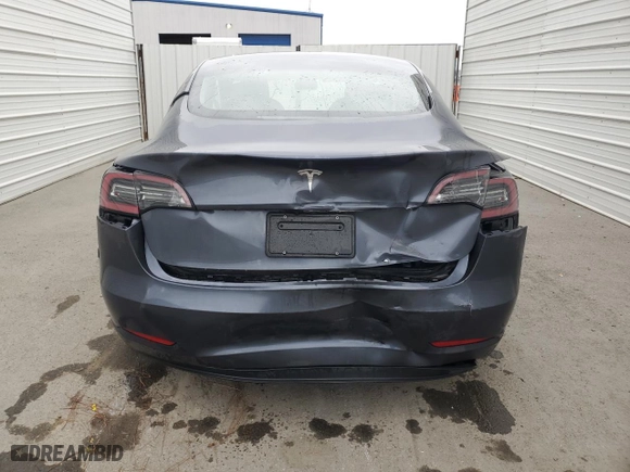 2023 Tesla Model 3 with VIN 5YJ3E1EA9PF448156, listed as a Copart auction lot 50814195 with 0 mi miles and Salvage Title. Bid and sale history available at carsss.com. Image 6.