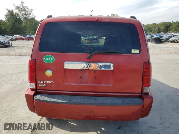 2008 Dodge Nitro SLT with VIN 1D8GT58K58W113462, listed as a Copart auction lot 74320934 with 156,875 mi miles and Salvage Title. Bid and sale history available at DreamBid. Image 6.