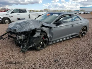 2019 Audi RS 5 z VIN WUAPWAF51KA906289, wystawiony jako Copart lot #45682155 z przebiegiem Nie podano mil oraz Szkoda całkowita • Salvage title. Historia ofert i sprzedaży dostępna na DreamBid. Obrazek 1.