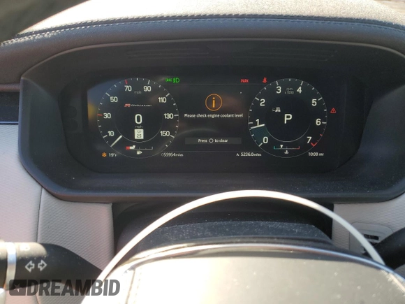 2021 Land Rover Discovery with VIN SALRM4RU1M2454205, listed as a Copart auction lot 45852435 with 55,954 mi miles and Salvage Title. Bid and sale history available at DreamBid. Image 9.