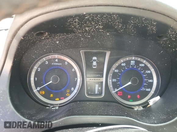 2014 Hyundai Azera with VIN KMHFG4JG5EA397968, listed as a Copart auction lot 50899305 with 173,349 mi miles and Salvage title. Bid and sale history available at DreamBid. Image 9.