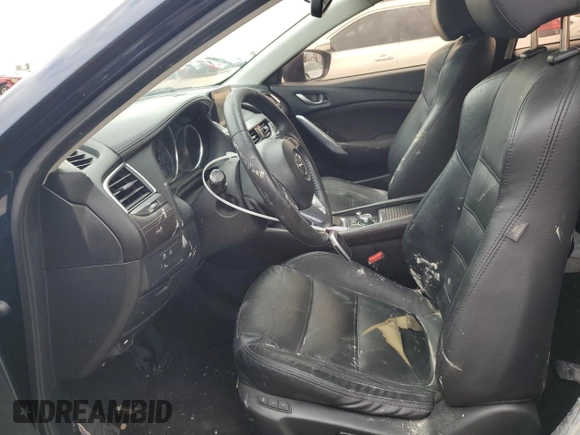2016 Mazda 6 i Grand Touring with VIN JM1GJ1W52G1455618, listed as a Copart auction lot 47136835 with 109,802 mi miles and Salvage Title. Bid and sale history available at DreamBid. Image 7.