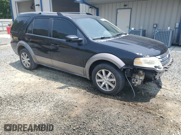 2008 Ford Taurus X SEL with VIN 1FMDK02W08GA29428, listed as a Copart auction lot 58902675 with 256,008 mi miles and Salvage title. Bid and sale history available at DreamBid. Image 4.