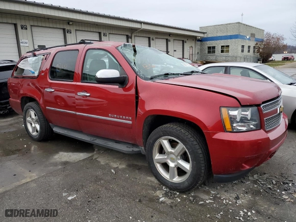 2013 Chevrolet Suburban LTZ with VIN 1GNSKKE7XDR235454, listed as a Copart auction lot 85671404 with 0 mi miles and Salvage Title. Bid and sale history available at carsss.com. Image 4.