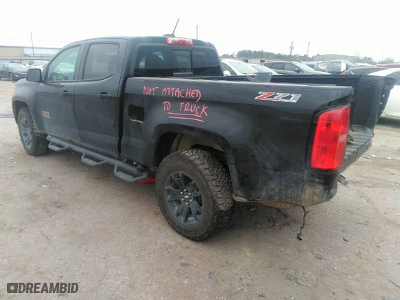 2016 Chevrolet Colorado 4WD Z71 with VIN 1GCGTDE37G1307900, listed as a IAAI auction lot 41538387 with 136,928 mi miles. Bid and sale history available at carsss.com. Image 3.