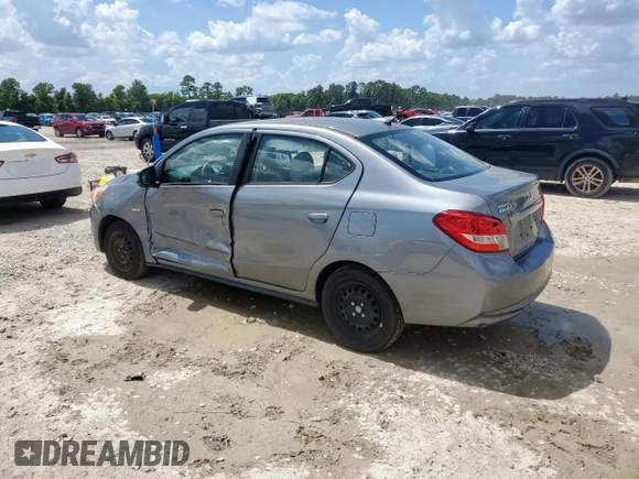 2020 Mitsubishi Mirage ES с VIN ML32F3FJ5LHF09957, выставлен на аукционе Copart как лот 61465245 с пробегом 30 347 миль миль и Списание • Salvage title. История ставок и продаж доступна на DreamBid. Изображение 2.