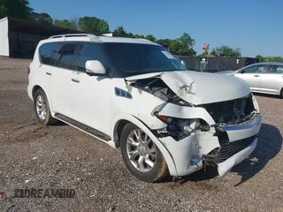 2011 Infiniti QX56 7-passenger z VIN JN8AZ2NF4B9500989, wystawiony jako IAAI lot #41953085 z przebiegiem 192 033 mil mil oraz . Historia ofert i sprzedaży dostępna na DreamBid. Obrazek 1.