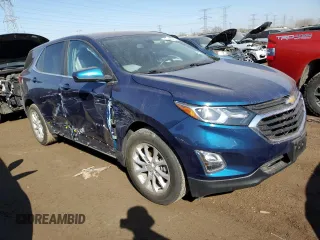 2021 Chevrolet Equinox LT with VIN 3GNAXKEV9ML392797, listed as a Copart auction lot 48789045 with 47,156 mi miles and Salvage Title. Bid and sale history available at DreamBid. Image 4.